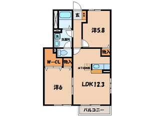 吉良吉田駅 徒歩7分 1階の物件間取画像